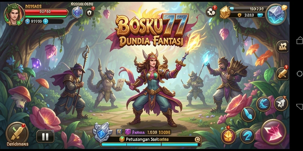 Tampilan menarik dari gameplay petualangan BOSKU777 yang memikat.