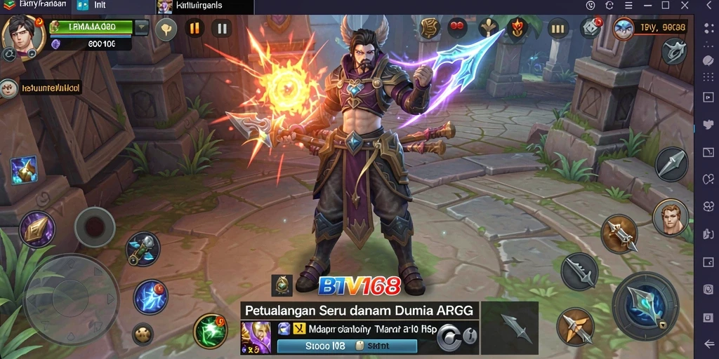 Tampilan gameplay BTV168 yang menarik dan penuh aksi.