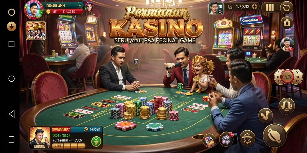 Screenshot D06 menampilkan gameplay Kasino yang seru dan menegangkan.