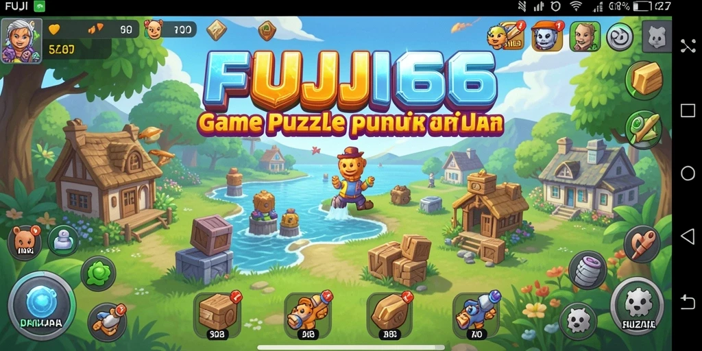 Screenshot gameplay FUJI66 dengan teka-teki menarik yang menantang.