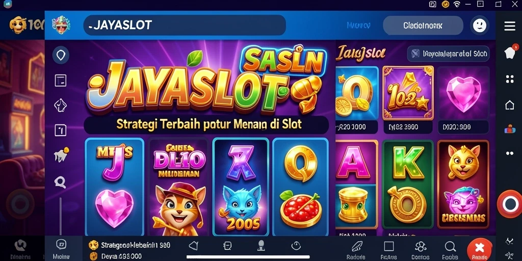 Tampilan gameplay menakjubkan dari JAYASLOT yang penuh strategi.