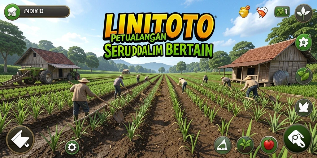 Tampilan gameplay LINITOTO yang penuh warna dan menarik.