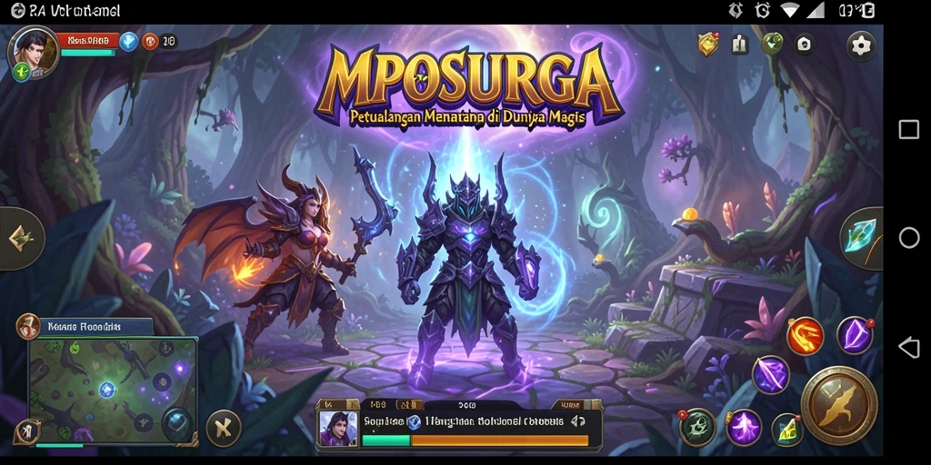 Gameplay seru di dunia petualangan MPOSURGA yang memukau.