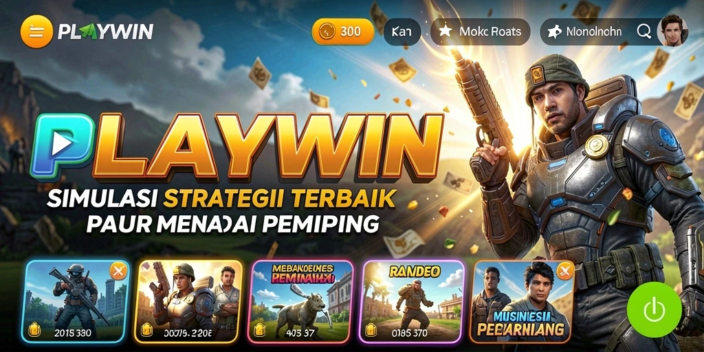 Screenshot utama gameplay SLG PLAYWIN yang menegangkan.