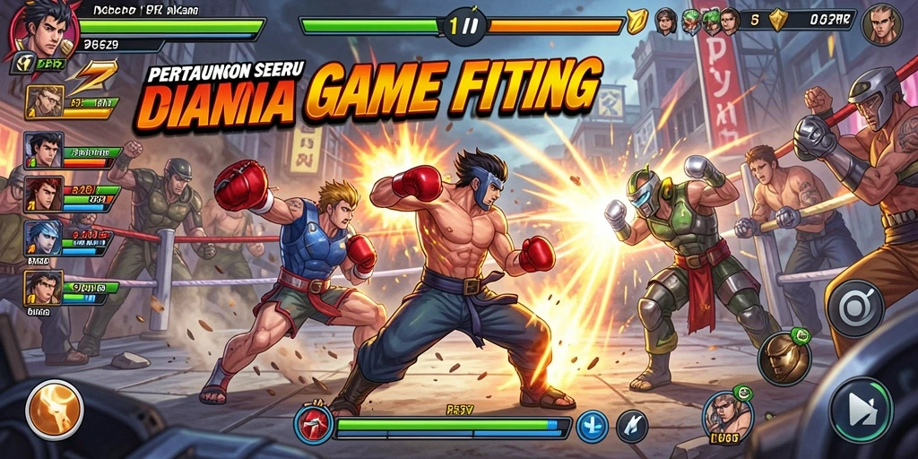 Gameplay RP62RP menampilkan aksi pertarungan yang intens dan grafis yang memikat.