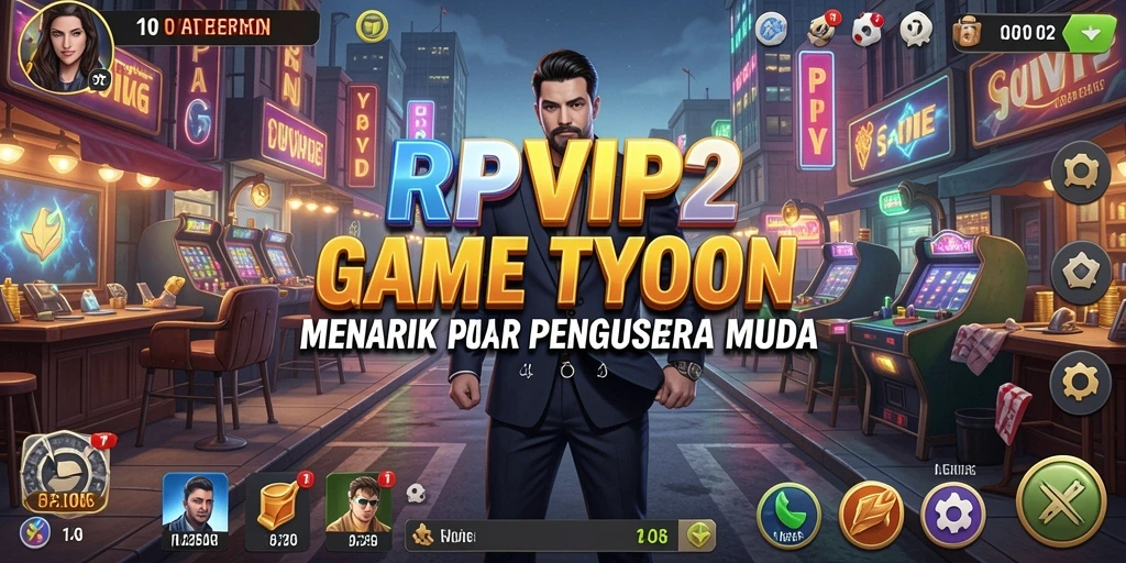 Tampilan gameplay RPVIP2 yang seru dan menantang sebagai game Tycoon.