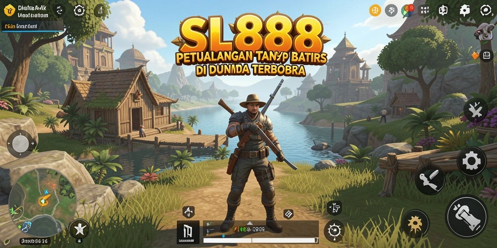 Gameplay SL888 menampilkan petualangan seru di dunia terbuka.