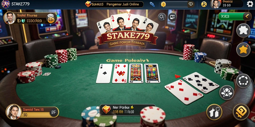 Screenshot gameplay STAKE779 menampilkan momen seru saat bermain Poker.