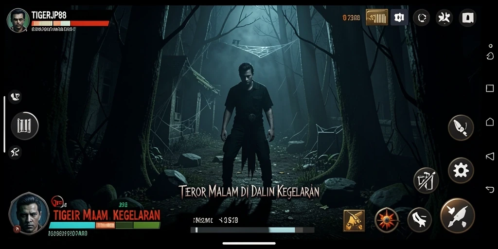 Gambaran gameplay menakutkan di TIGERJP88 yang menarik.
