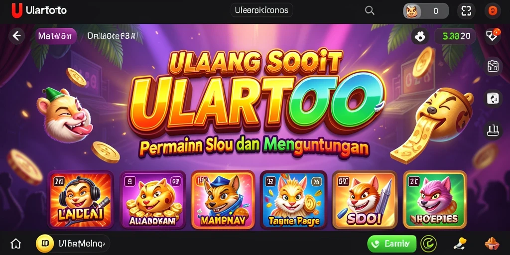 Gameplay ULARTOTO yang menarik dengan berbagai fitur slot.