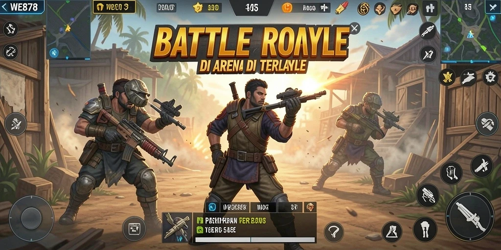 Gameplay seru dalam pertempuran sengit di WE878.
