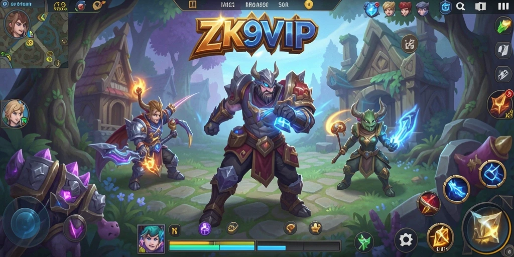 Gameplay ZK9VIP yang menakjubkan dalam dunia ARPG yang luas.